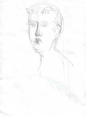 Kopf, Bleistift, 2017